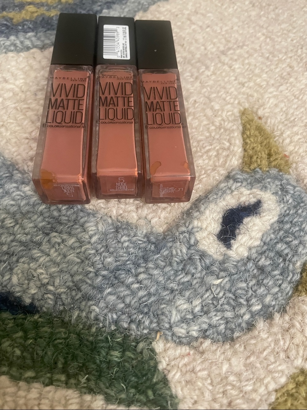 3 pcs BN Maybelline Vivid Matte Liquid Lipstick, #5Nude Thrill